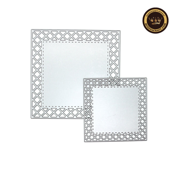 【Original】 Grid Border Square Dies