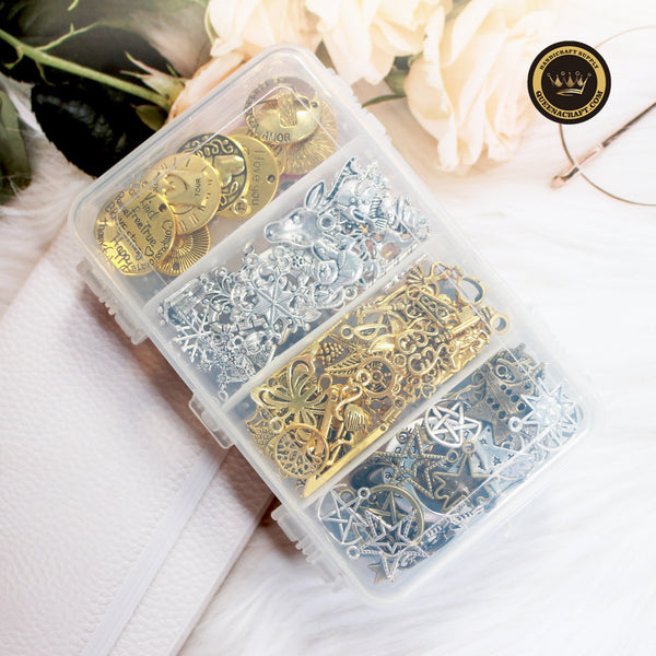 DIY Handcraft Accessories Mixed Material Box-A