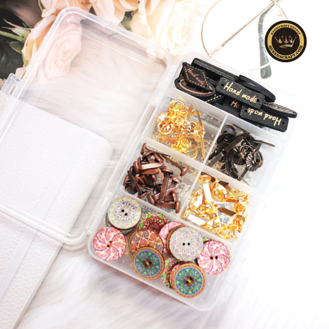 DIY Handcraft Accessories Mixed Material Box-A