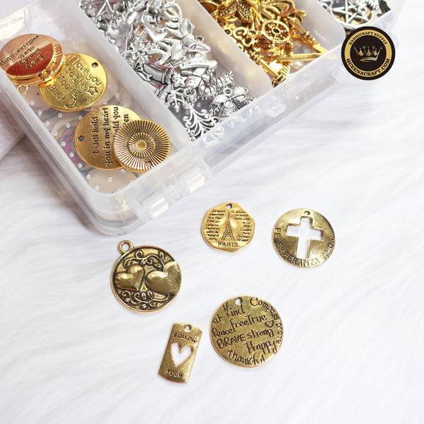 DIY Handcraft Accessories Mixed Material Box-A