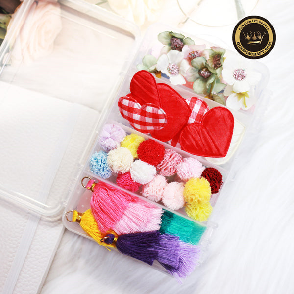 DIY Handcraft Accessories Mixed Material Box-B