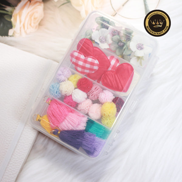 DIY Handcraft Accessories Mixed Material Box-B