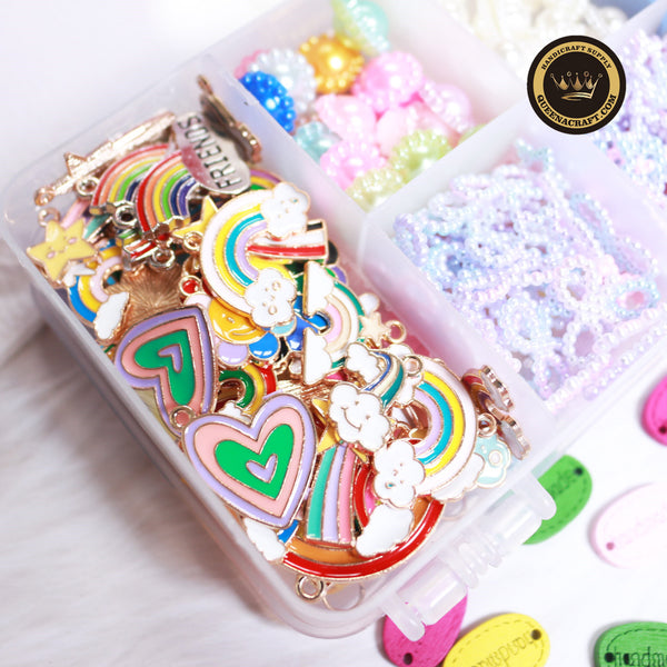 DIY Handcraft Accessories Mixed Material Box-B