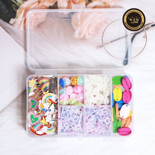 DIY Handcraft Accessories Mixed Material Box-B