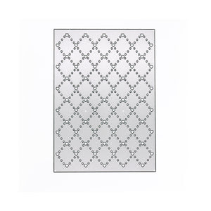 Heart Checkered Backdrop Die