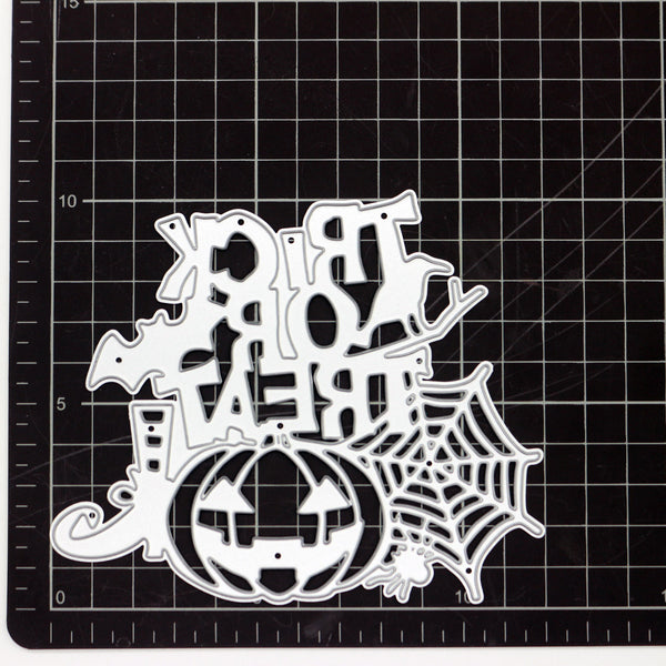 Halloween Pumpkin Spider Web Die