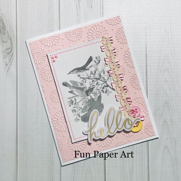 Sunflowers Embossing Folder