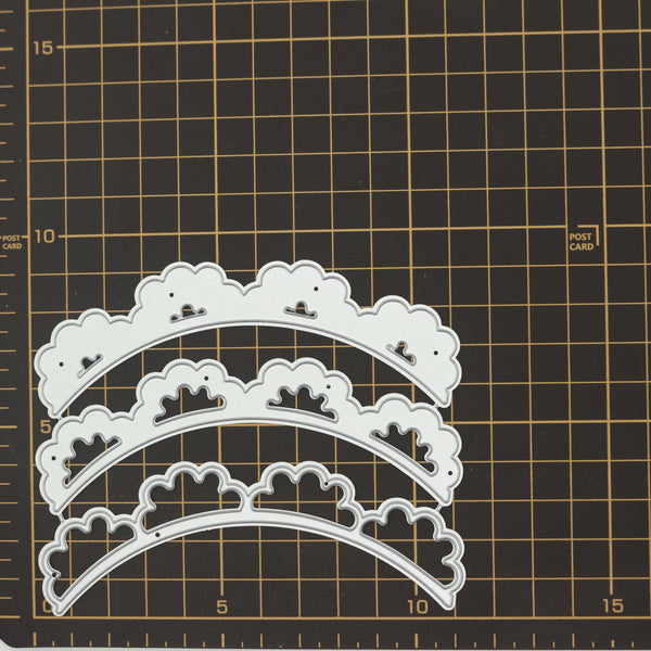 Nested Petal Border Dies