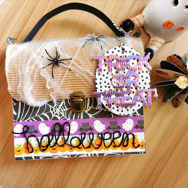 【Original】‘TRICK OR TREAT’ Halloween Word Die