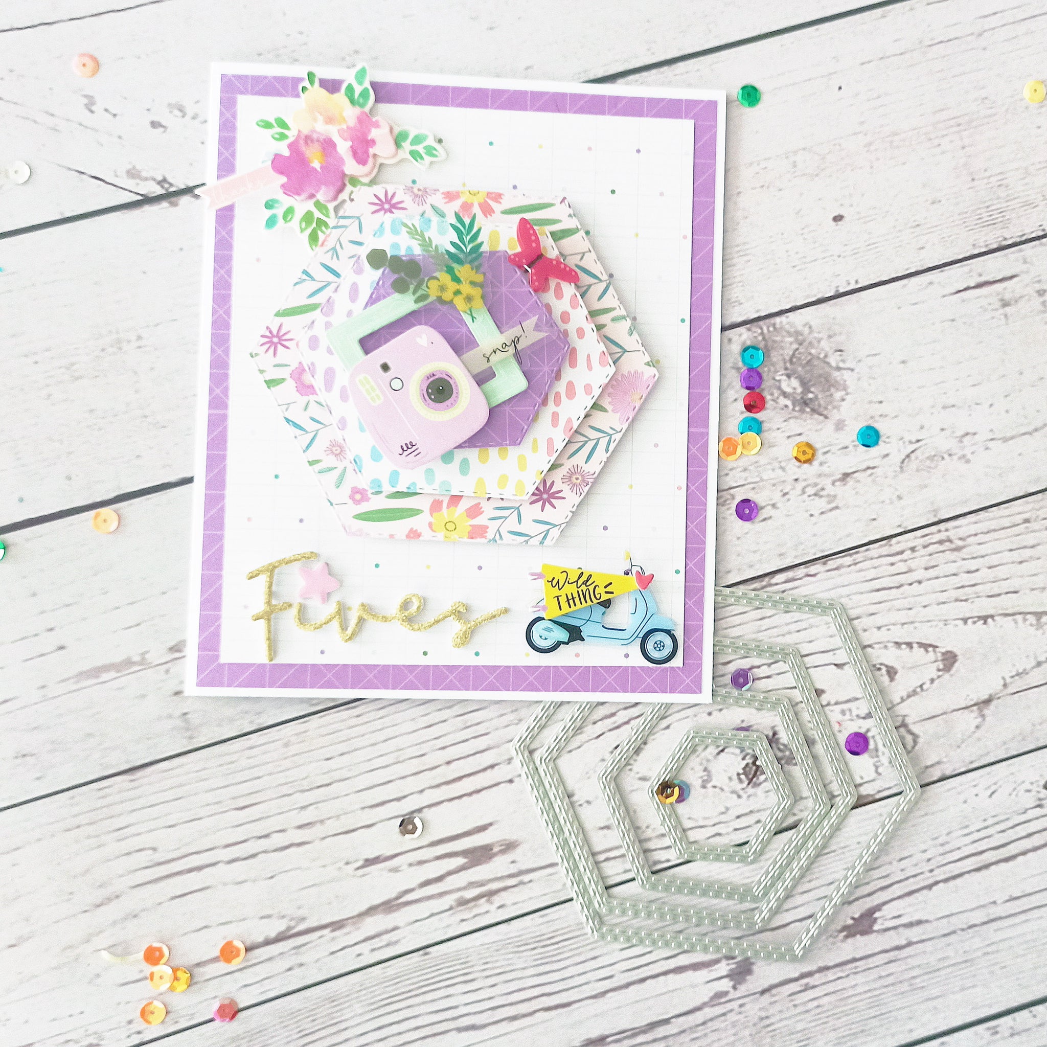 6-Sided Sewing Thread Border Dies