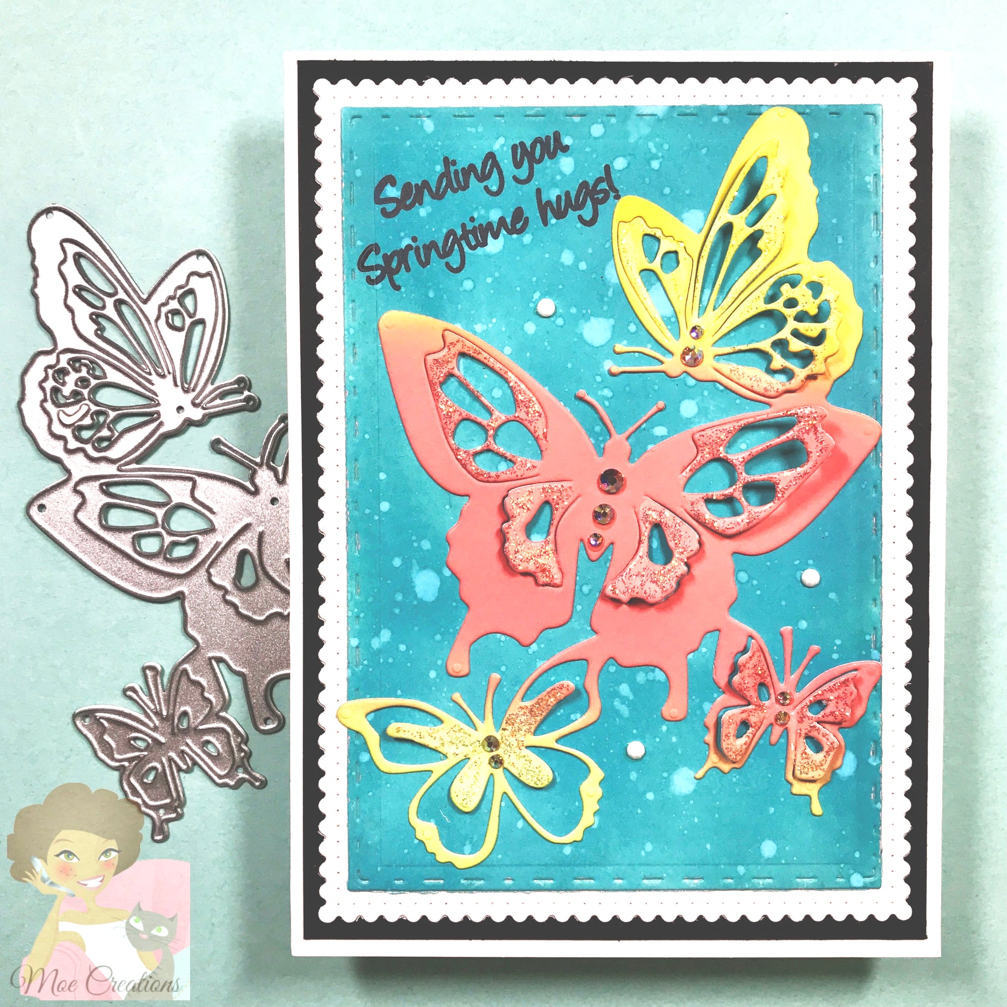 Butterfly Fluttering Dies