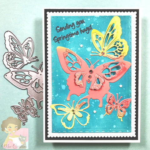 Butterfly Fluttering Dies