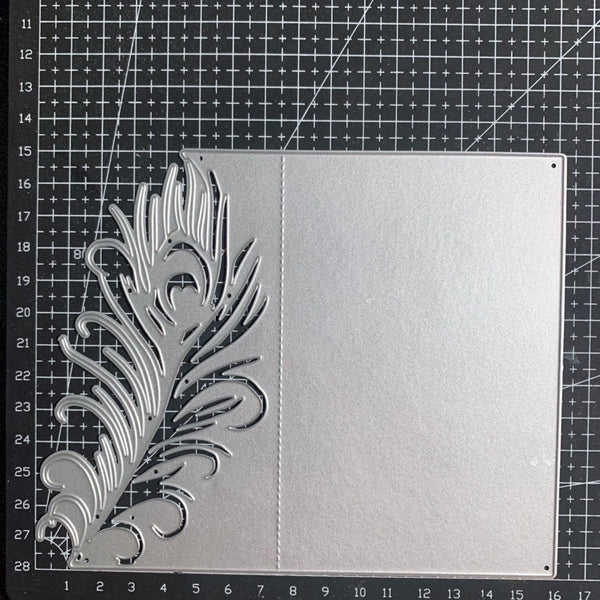【Original】Feather Cover Folding Card Dies
