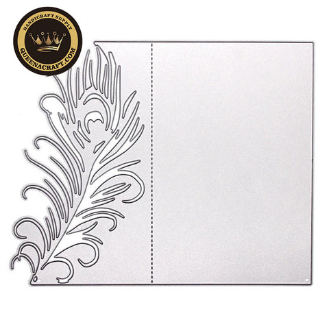 【Original】Feather Cover Folding Card Dies