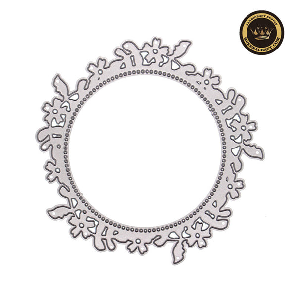 【Original】Round Wreath Background Die