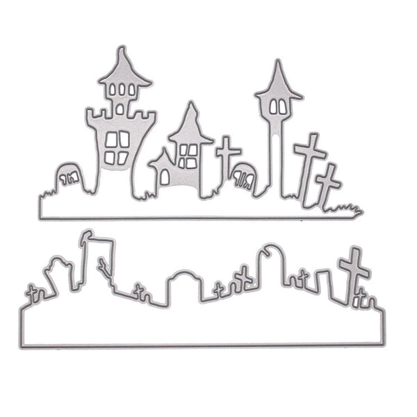 【Original】Halloween Cemetery Castle Dies