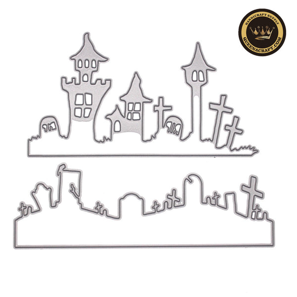【Original】Halloween Cemetery Castle Dies