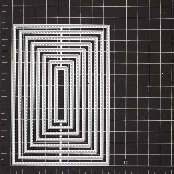 Nesting Rectangle Frame Dies