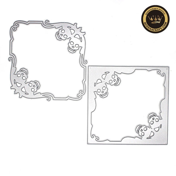 【Original】Halloween Skull Border Dies-B