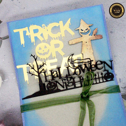 【Original】Halloween Scarecrow Spooky Dies