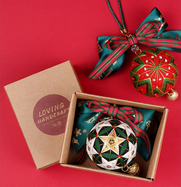 DIY Christmas Balls Car Hanging,、Keychains Material Kit