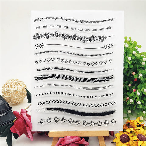 Floral Lines Stamp