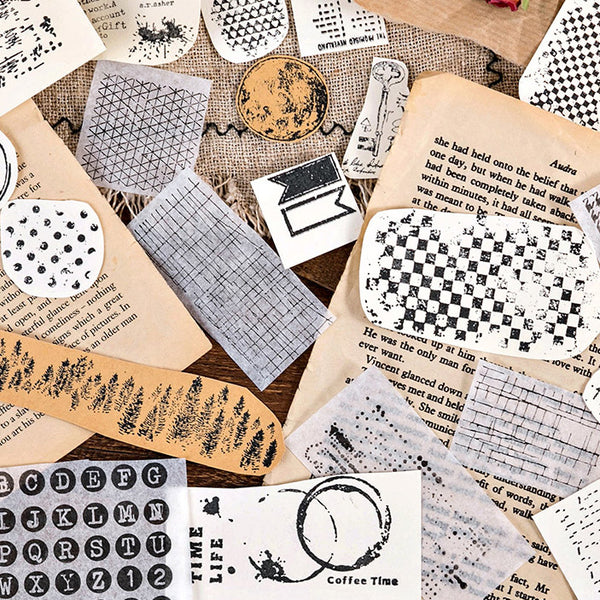 Minimalist Pattern Foam Stamps