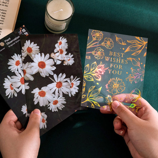 Double-layer Plant Observation Series Stickers