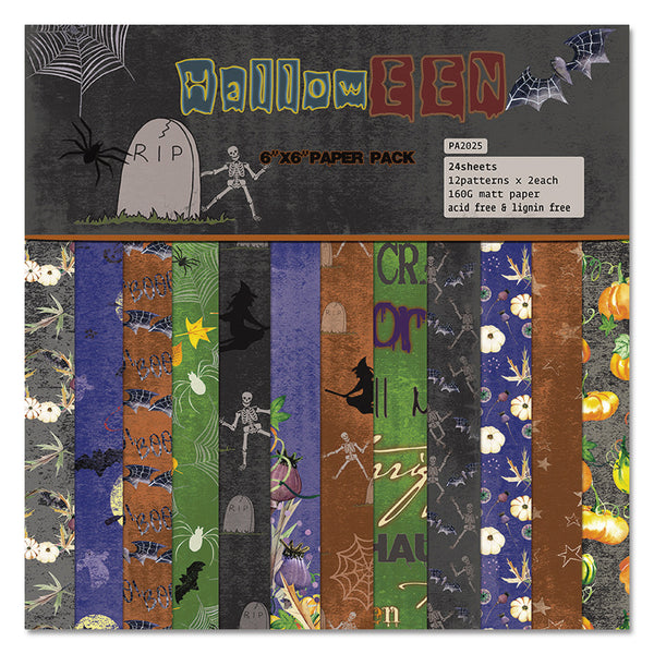 Halloween Themed Scrapbook Paper
