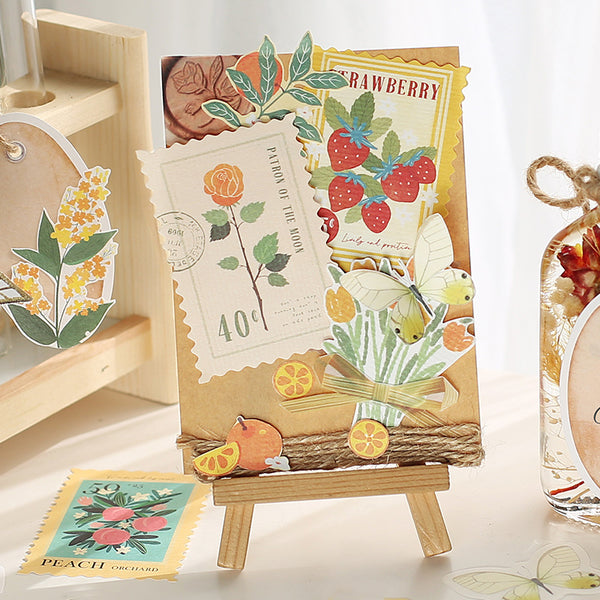 Literary Scrapbook Decorative Sticker Paper Material Pack