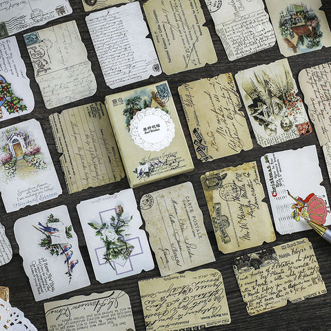 Literary Vintage Scrapbook DIY Decorative Stickers