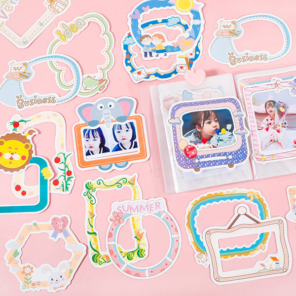 Cartoon Cute Photo Frame Series Stickers