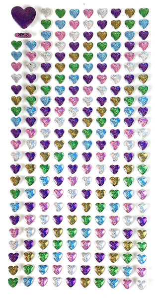 Crystal Dimensional Drip Transparent Stickers