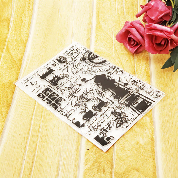 Lighthouse Mix Background Stamps