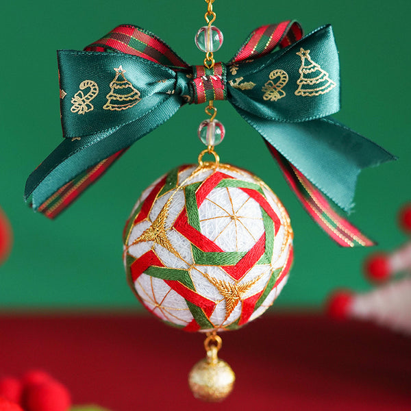 DIY Christmas Balls Car Hanging,、Keychains Material Kit