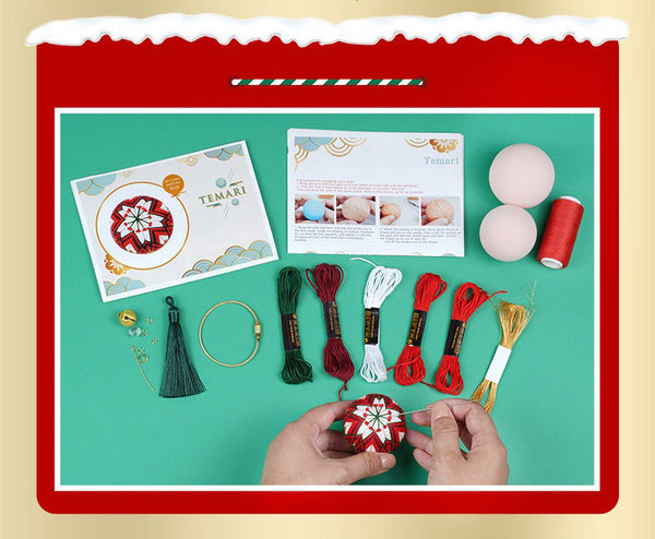 DIY Christmas Balls Car Hanging,、Keychains Material Kit