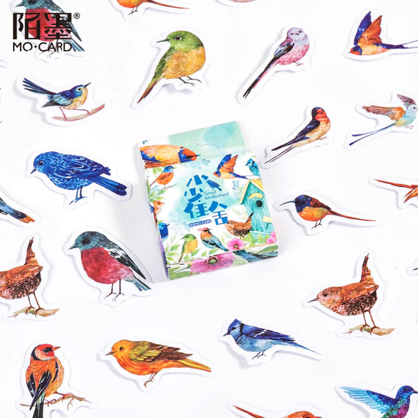 46 PCS Bird Stickers