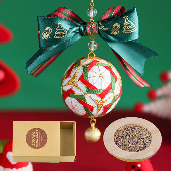 DIY Christmas Balls Car Hanging,、Keychains Material Kit