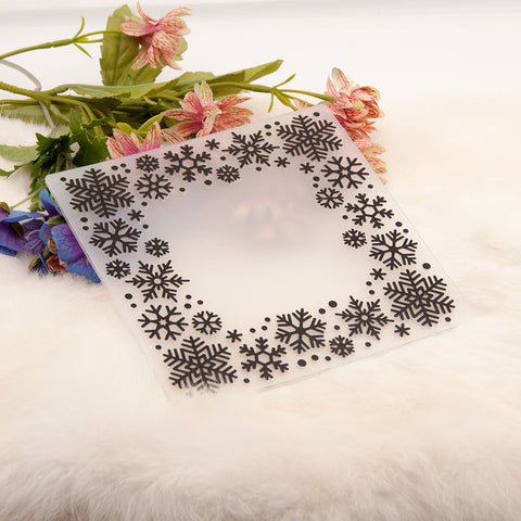 Snow Embossing Folder