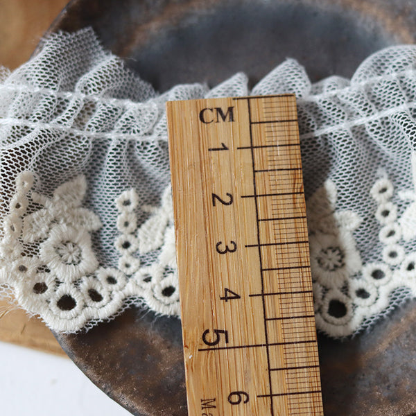 Lace Ruffled Fabric -1#