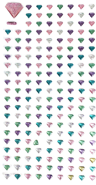 Crystal Dimensional Drip Transparent Stickers