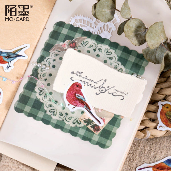 46 PCS Bird Stickers
