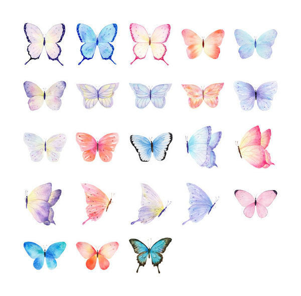 46PCS Butterfly Dreaming Stickers