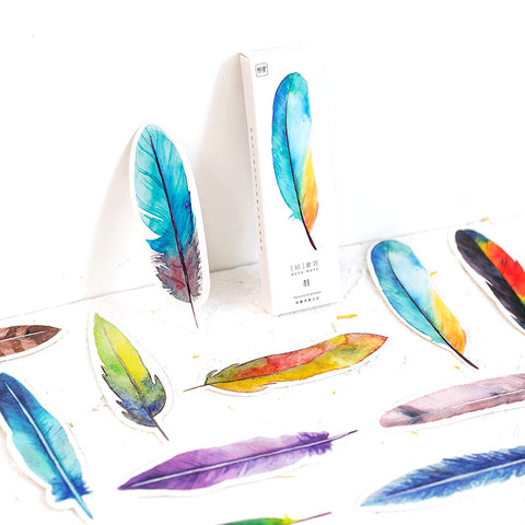 Feather Shaped Bookmark
