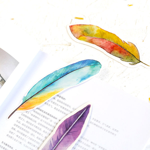 Feather Shaped Bookmark