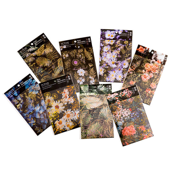 Double-layer Plant Observation Series Stickers