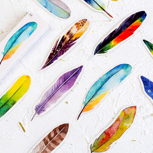 Feather Shaped Bookmark