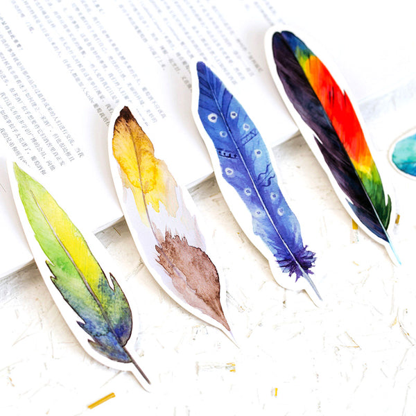 Feather Shaped Bookmark