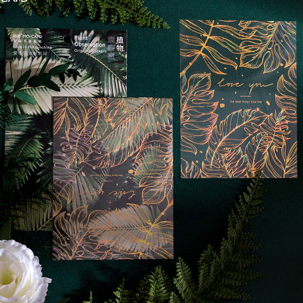 Double-layer Plant Observation Series Stickers
