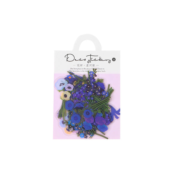 Flower Field Series PET Stickers